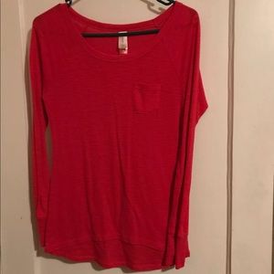 Orange Long Sleeve Shirt